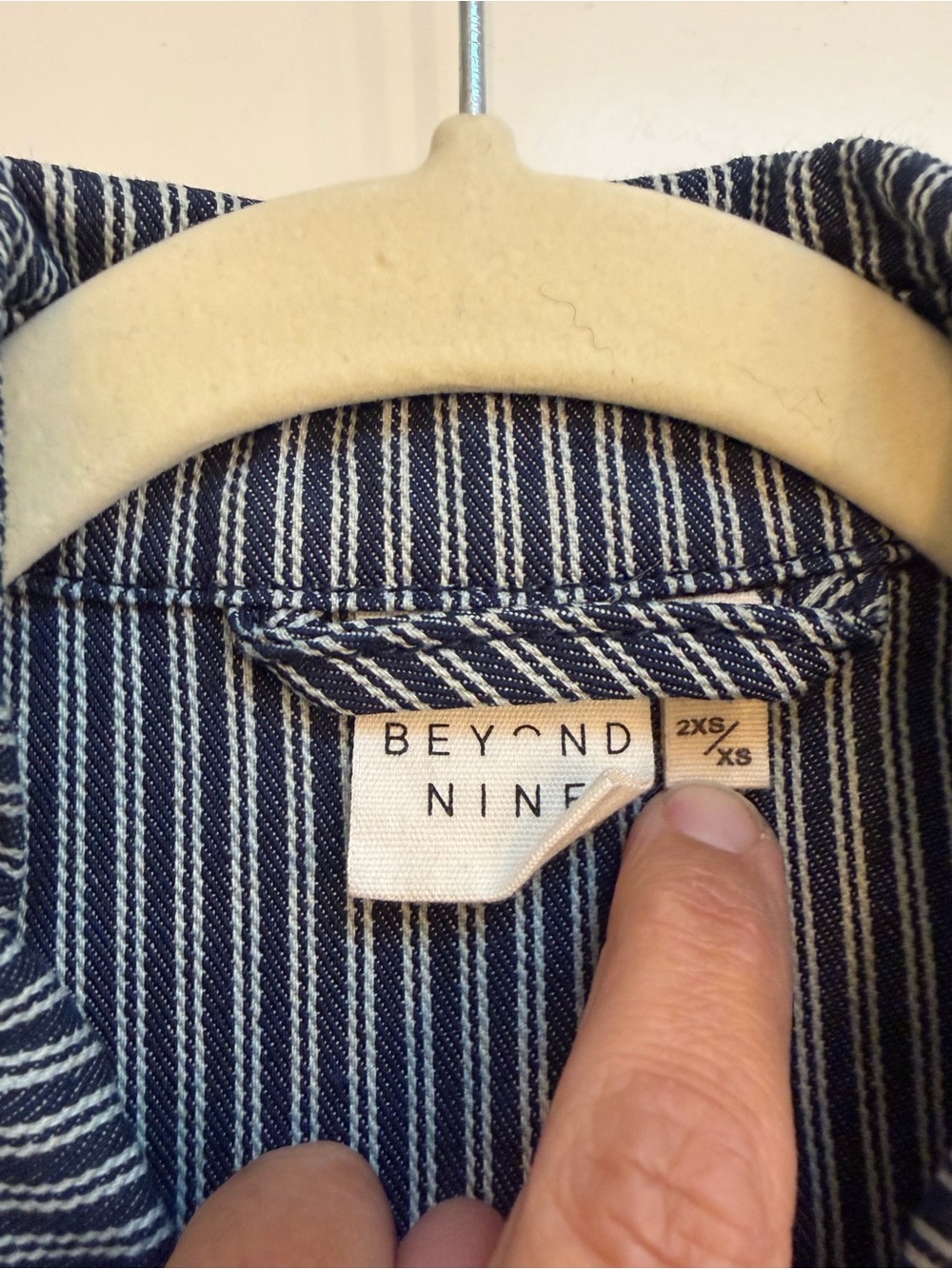 Beyond Nine Bea Hickory Stripe Jacket - Like New - Picture 3 of 4